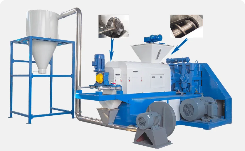 Rigid Plastic Granulating Pelletizing Line